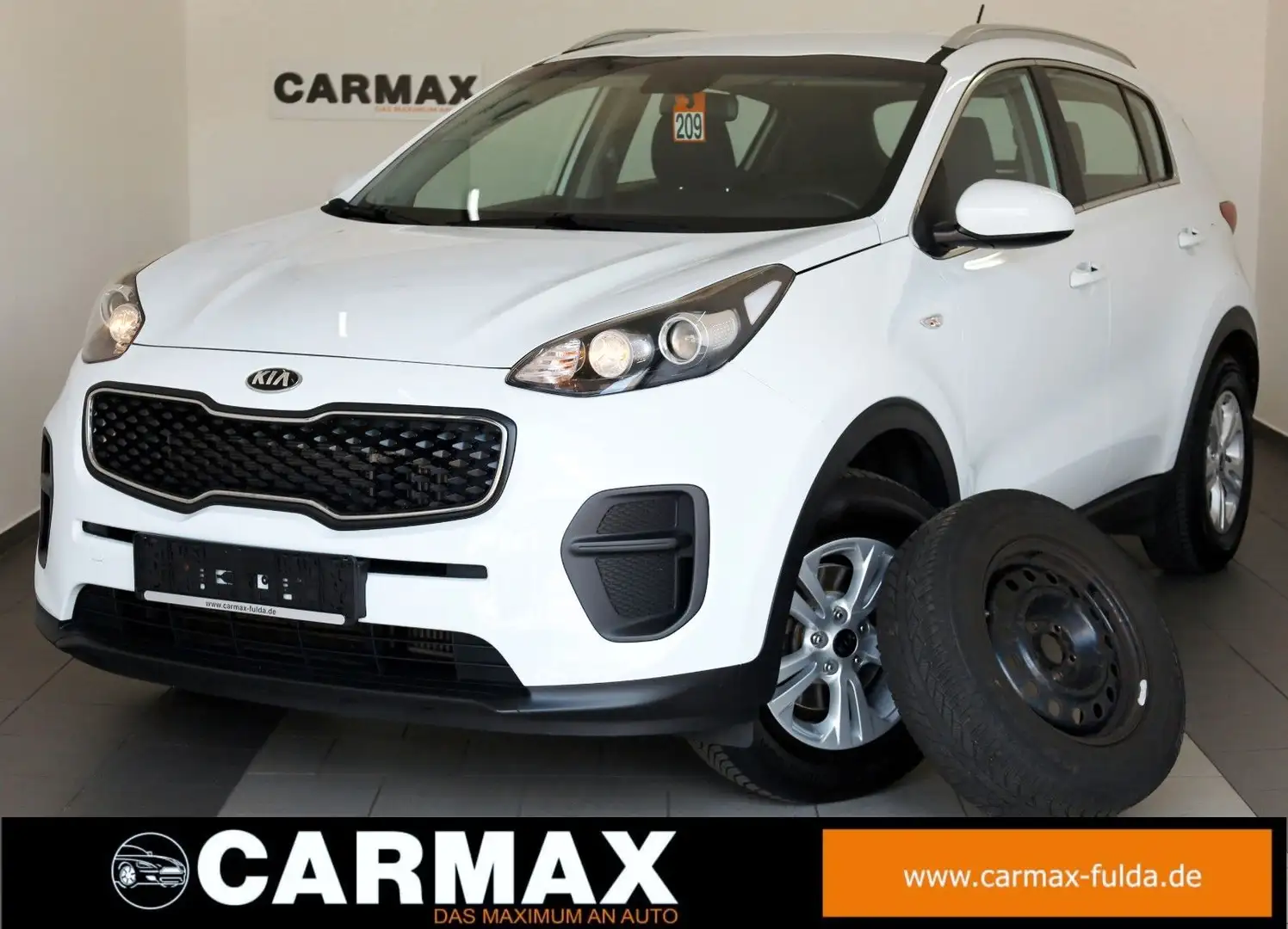 Kia Sportage Edition 7 2WD SH,PDC,8 fach bereift Blanc - 1