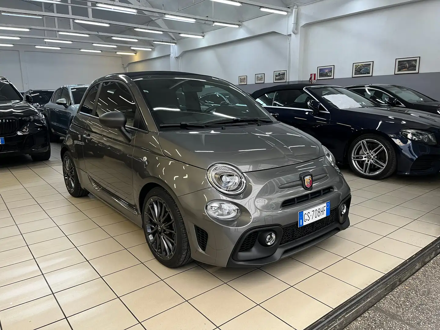 Abarth 595C 595C 1.4 t-jet Turismo 165cv Gri - 1