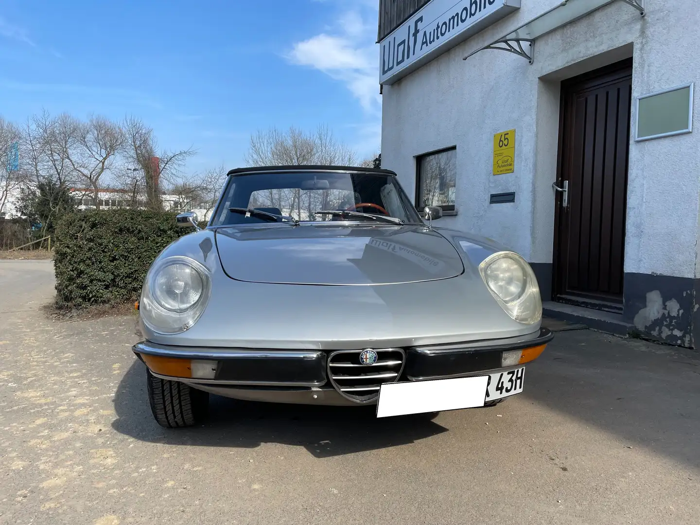 Alfa Romeo Spider 115/35. 1600. Leder Schwarz. H-Zulassung. Silber - 2