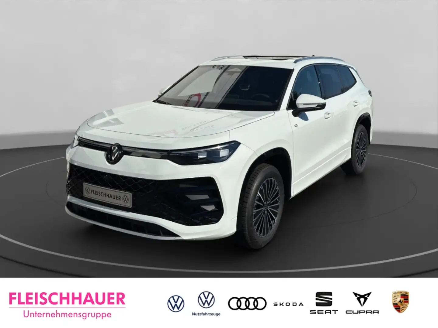 Volkswagen Tayron R-Line 2,0 TDI 4Motion Panoramadach+Alu+Navi+HUD Weiß - 1
