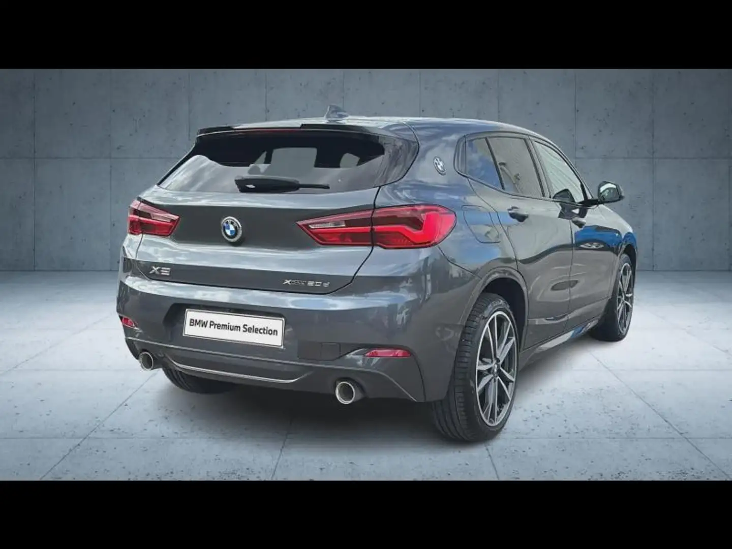 BMW X2 xDrive20dA 190ch M Sport Euro6d-T Gris - 2