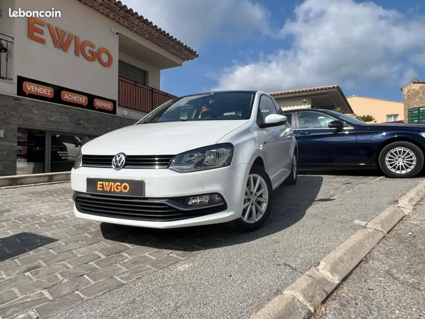 Volkswagen Polo 1.2 TSI 90 BLUEMOTION LOUNGE 1ERE MAIN TOIT OUVRAN Blanc - 1