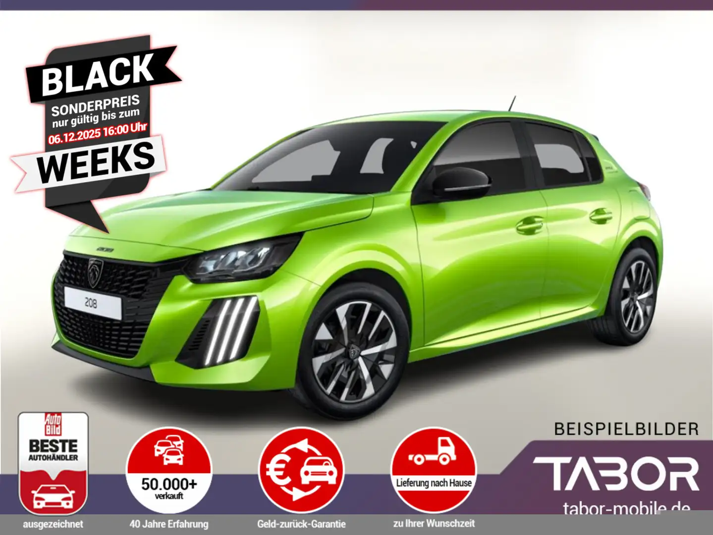 Peugeot 208 100 Style LED SHZ PDC Temp UVP-35%* Gelb - 1