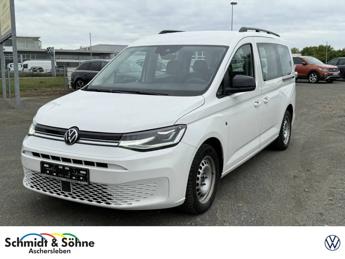 Volkswagen Caddy Maxi 2.0 TDI 7-Sitzer NUR AN AUTOHÄNDLER Klima Weiß - 1