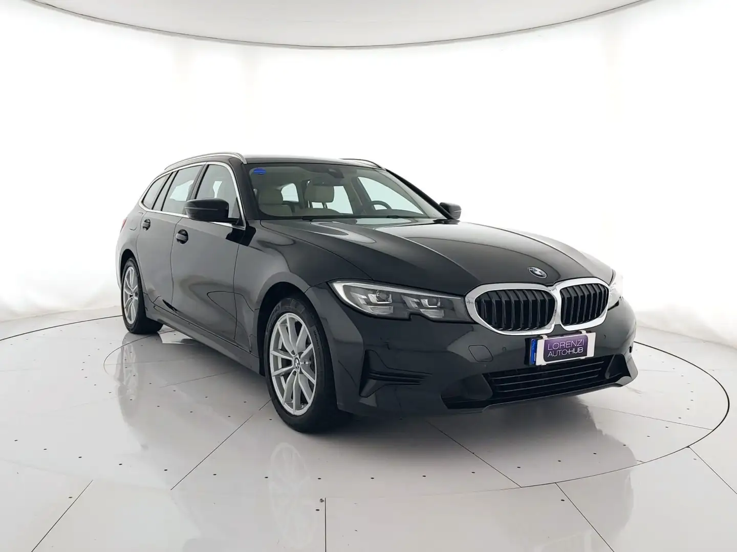 BMW 320 d Touring mhev 48V xdrive auto APP CONNECT+PELLE+B Nero - 1