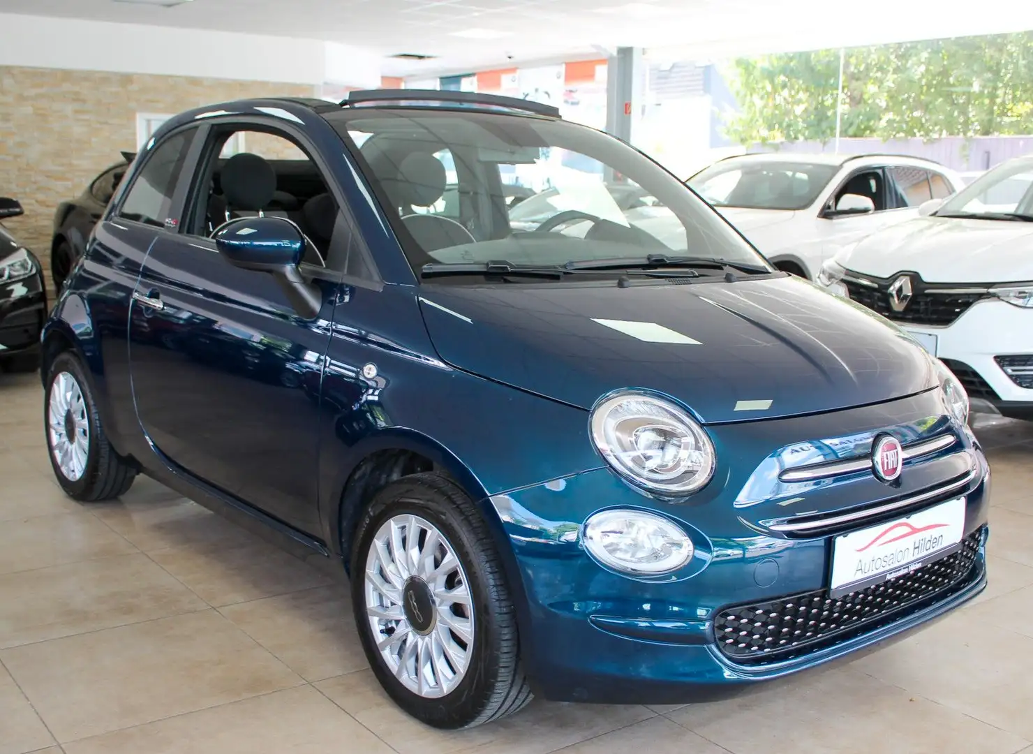 Fiat 500C 1.0 Lounge PDC Klima CarPlay 1.Hand Top! Blau - 1