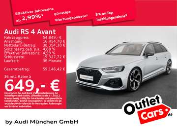 RS4 Avant tiptr. Dynamik/RS-AGA/280Km/h/B&O/HuD/