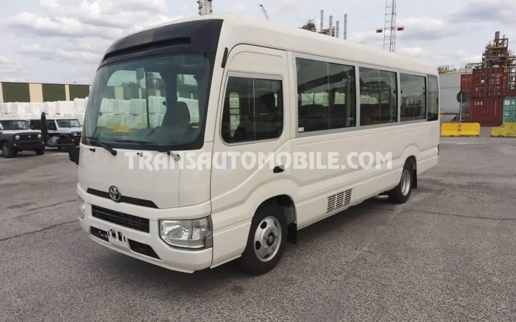 Toyota Coaster 30 Seats - EXPORT OUT EU TROPICAL VERSION - EXPORT Bílá - 1