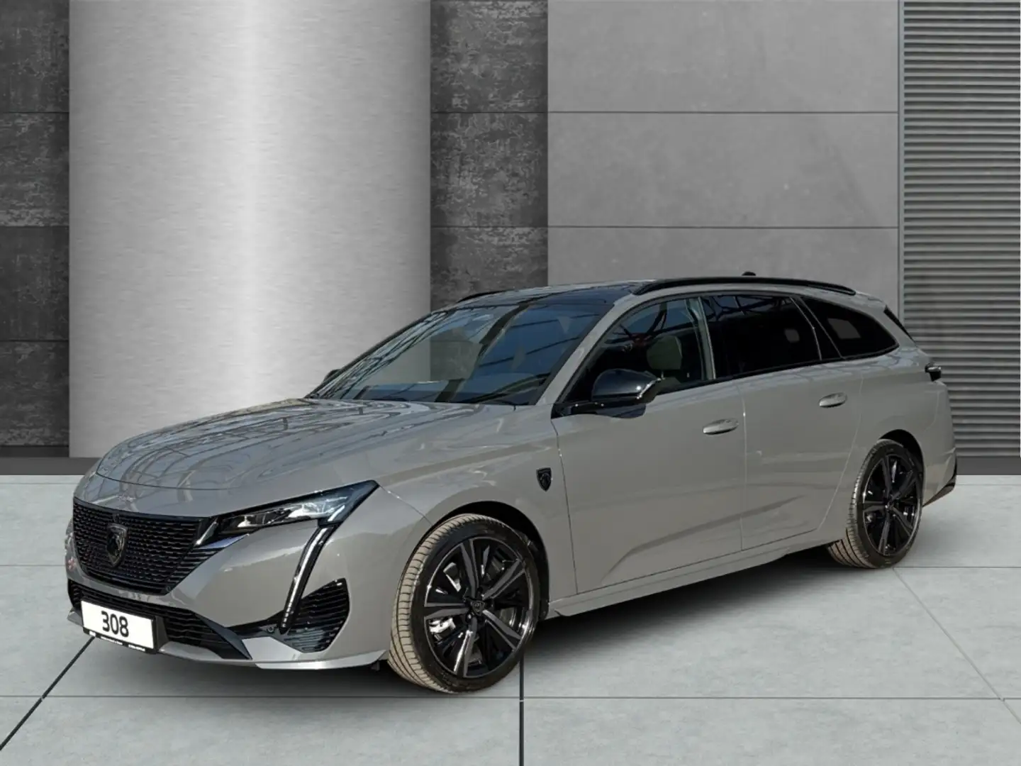 Peugeot 308 SW GT Hybrid, Alcantara, 360° Kamera, VFW Grau - 1