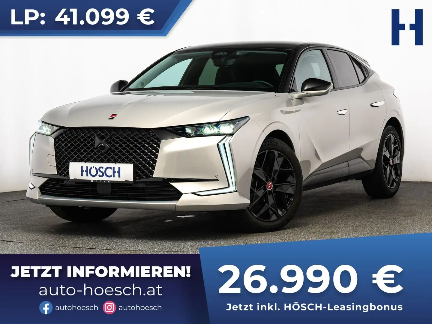 DS Automobiles DS 4 BlueHDI 130 Performance Line ASSISTENZ STYLE++ Silber - 1