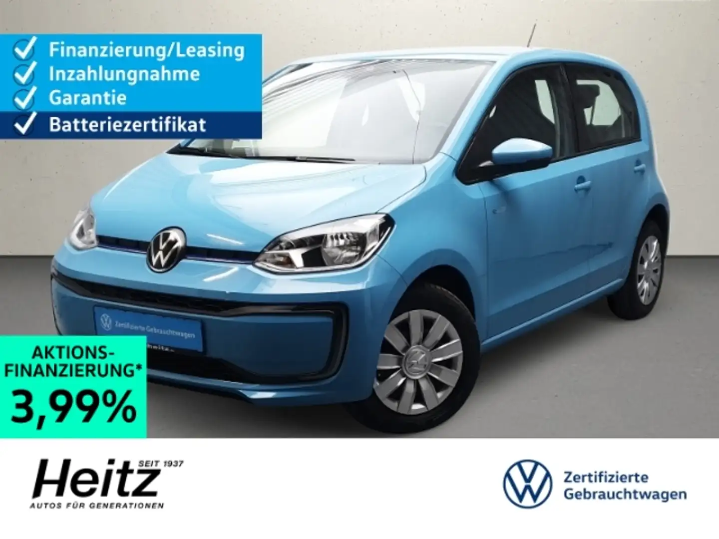Volkswagen e-up! 5-Türer Klimaautomatik Bluetooth DAB Radio Azul - 1