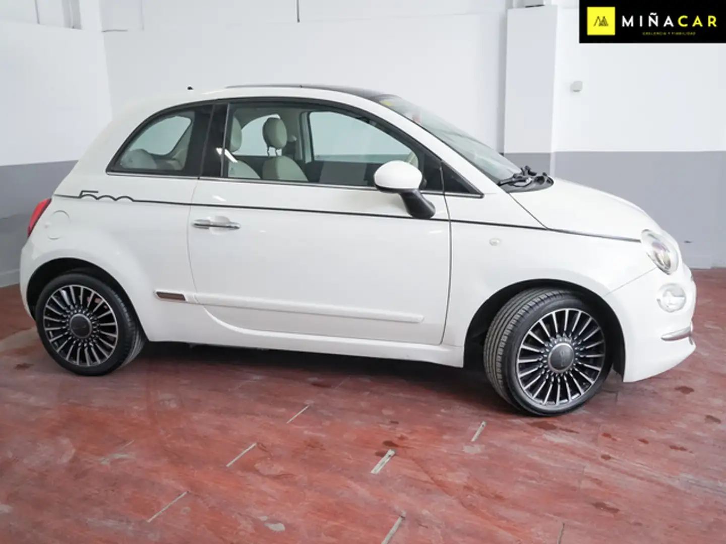 Fiat 500 1.2 Lounge Bianco - 2