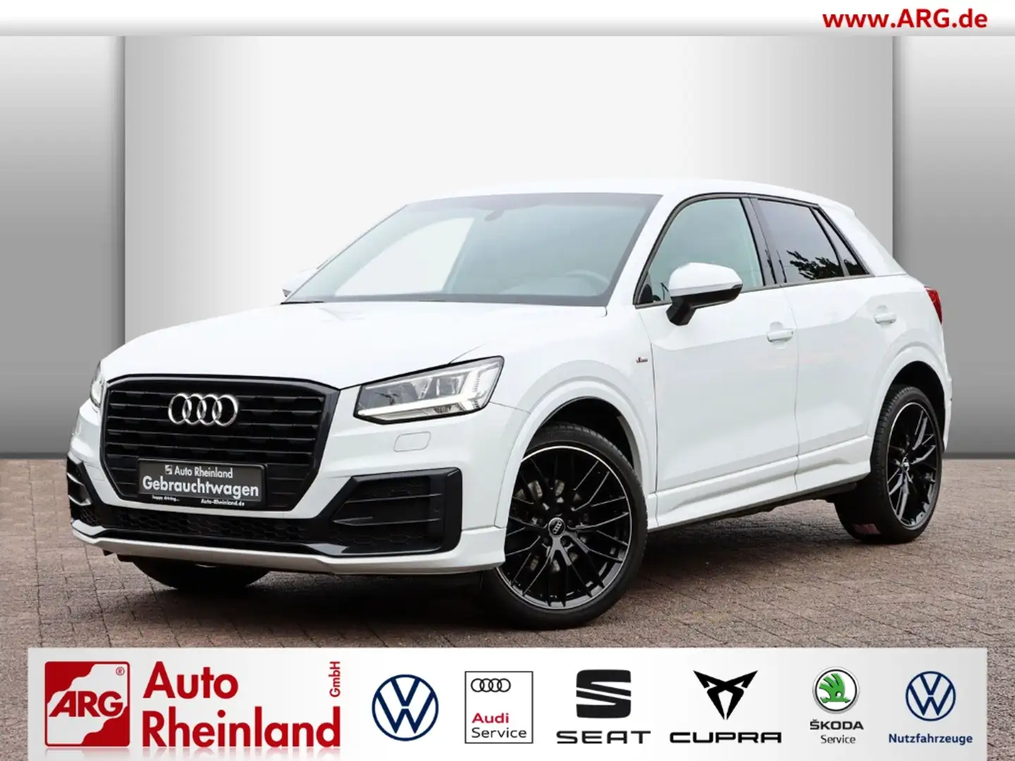 Audi Q2 sport 2xS line 35 TFSI S tronic AHK/LED/NAVI Weiß - 1