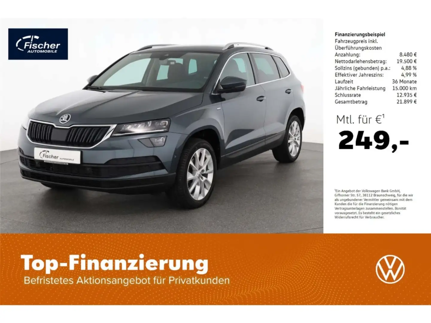 Skoda Karoq 1.5 TSI Ambition Clever Grau - 1