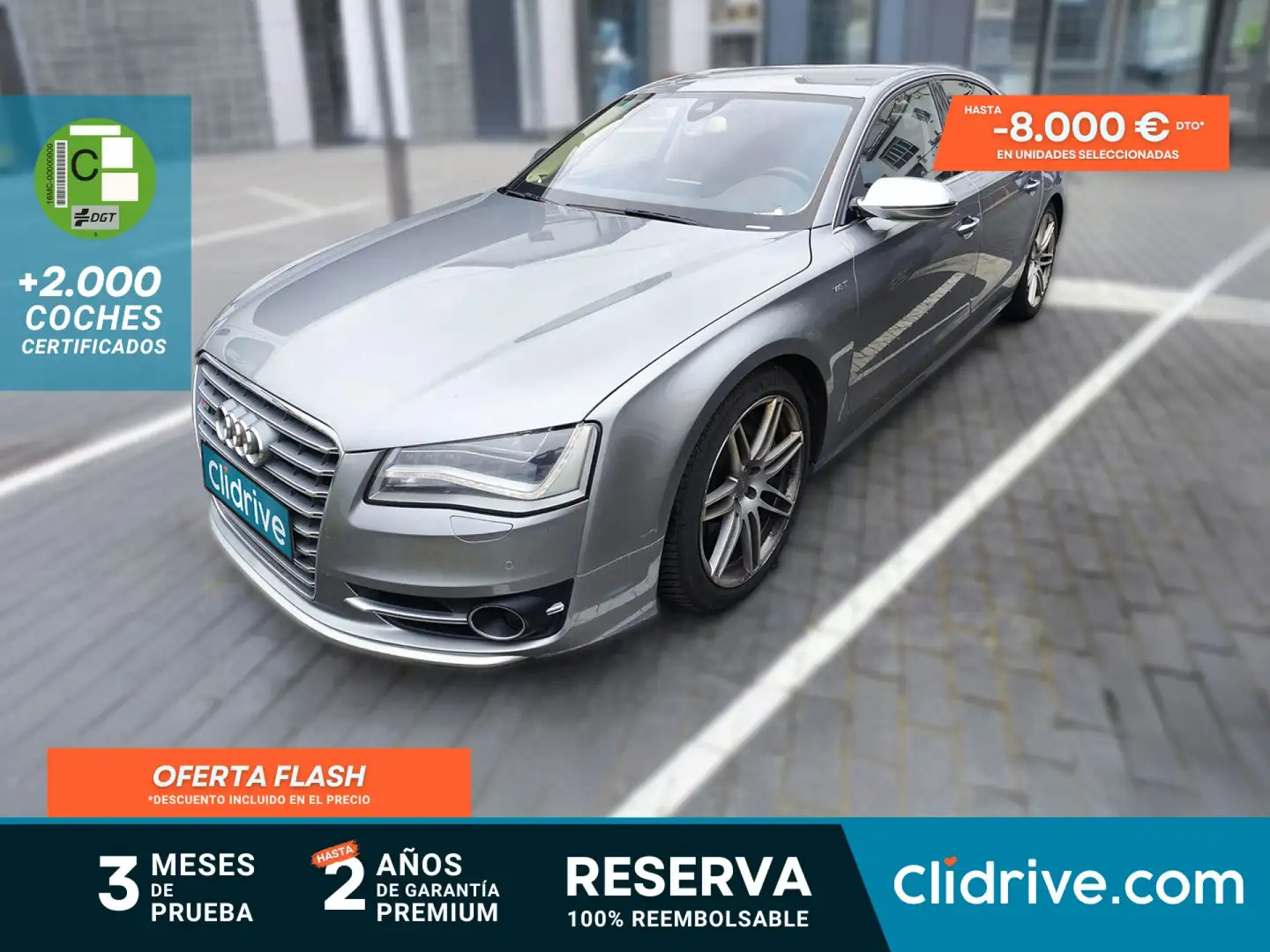 Audi S8 4.0 TFSI quattro Tiptronic Gris - 1