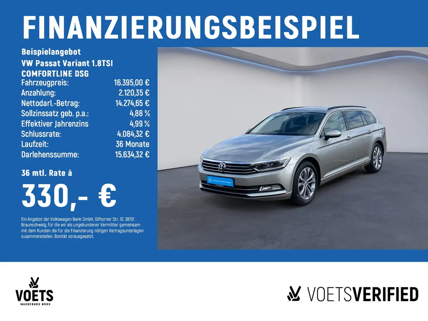 Volkswagen Passat Variant 1.8TSI COMFORTLINE DSG LED+Navi Plateado - 2