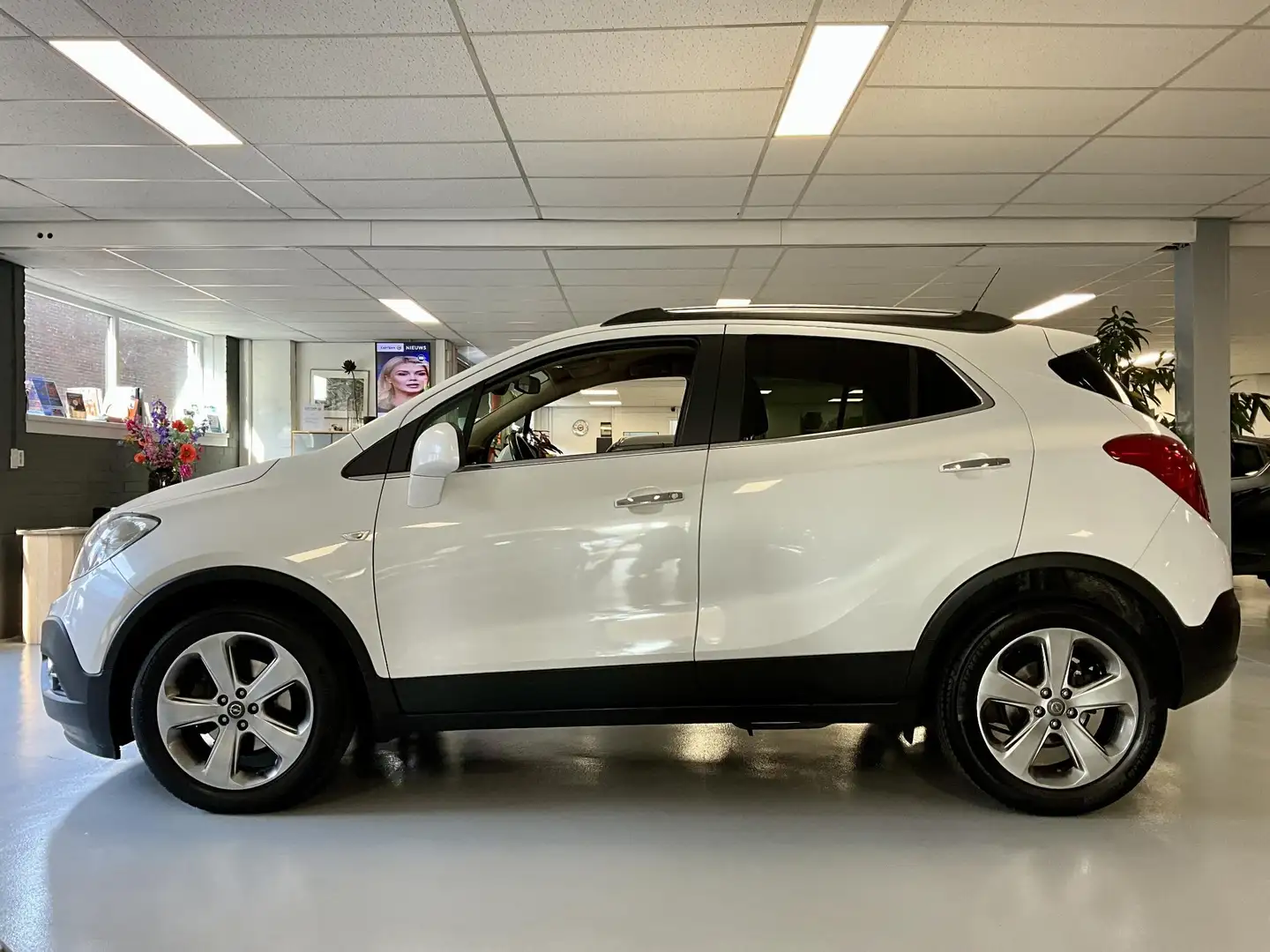 Opel Mokka 1.4 T Cosmo 4x4 ** RIJKLAARPRIJS ** Weiß - 2