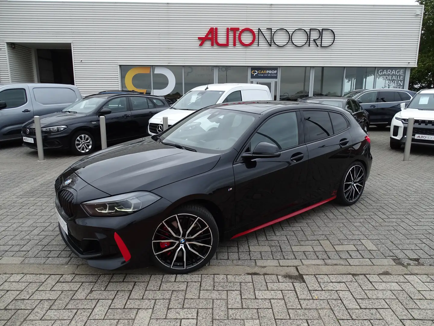 BMW 128 128ti Automaat "M" * 265PK * FULL OPTION!!! Zwart - 1