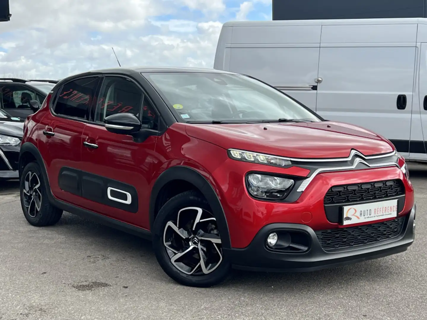 Citroen C3 1.5 BLUEHDI 100 CH SHINE / CAMERA / JANTES / CARPL Rouge - 2