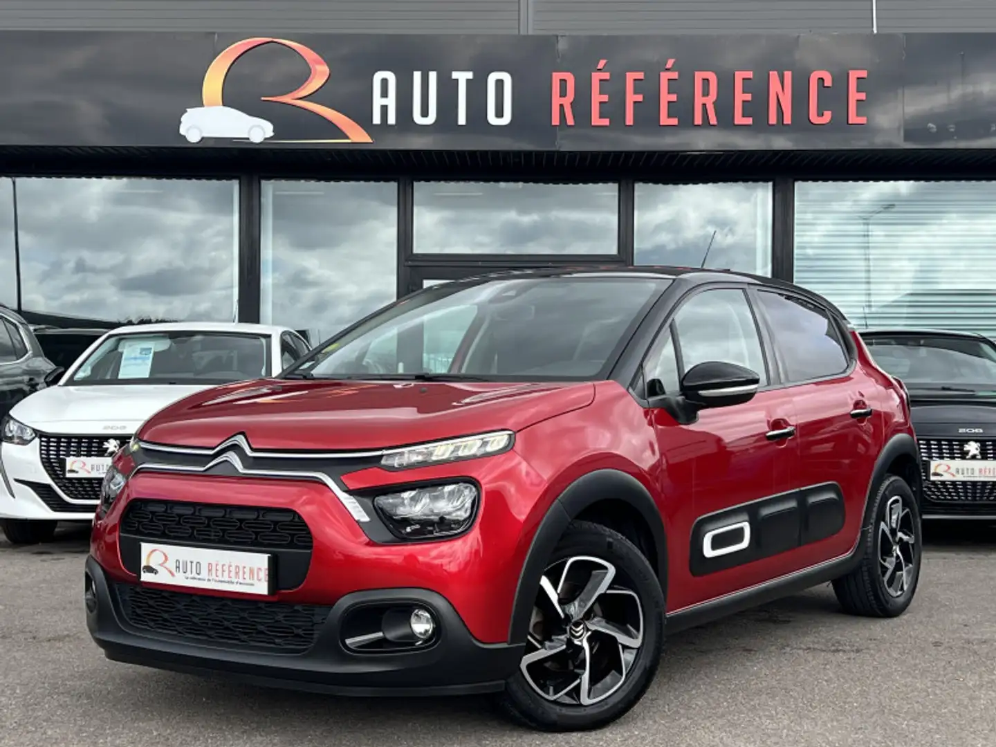 Citroen C3 1.5 BLUEHDI 100 CH SHINE / CAMERA / JANTES / CARPL Rouge - 1
