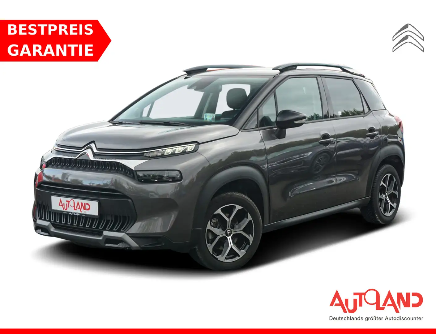 Citroen C3 Aircross PureTech 110 LED Navi HUD Tempomat Grau - 1
