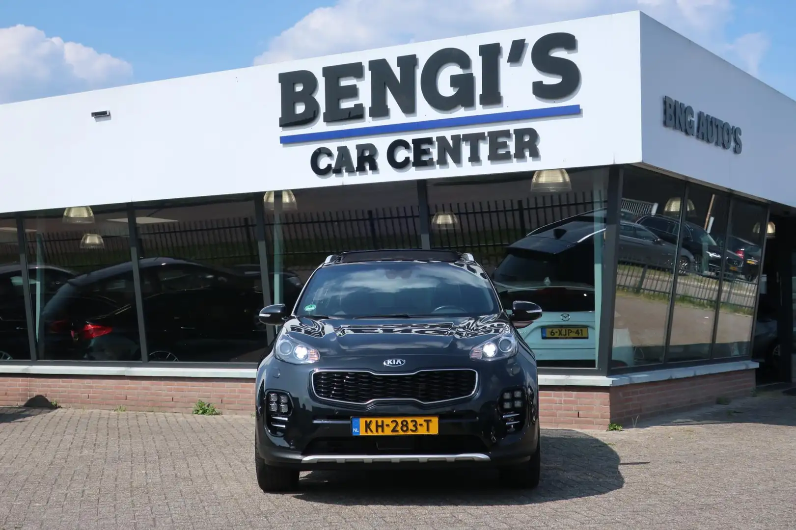 Kia Sportage 1.6 T-GDI 4WD GT-Line PlusLine 1e EIGENAAR_VOL OPT Zwart - 2