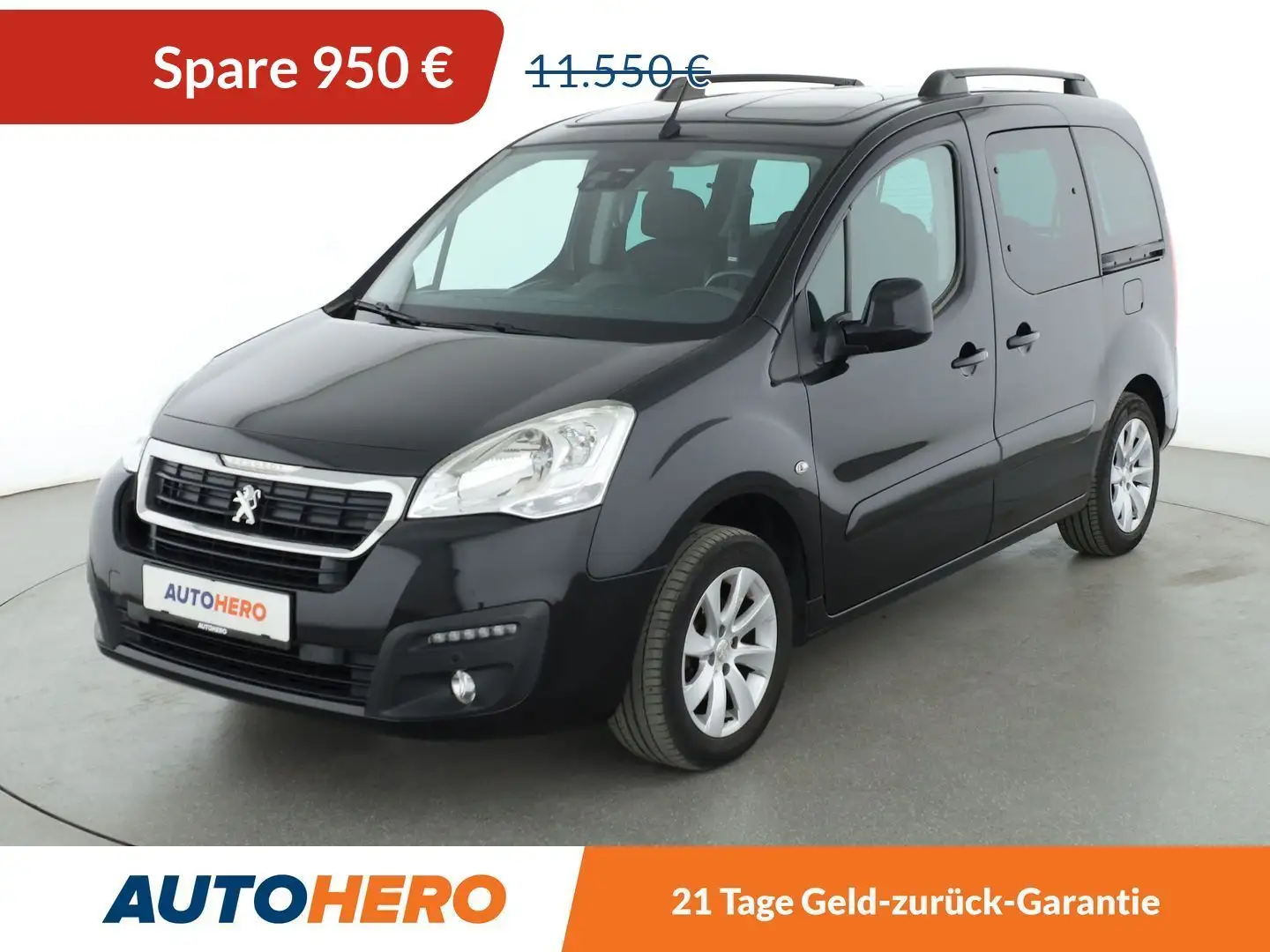 Peugeot Partner 1.2 PureTech Allure Schwarz - 1