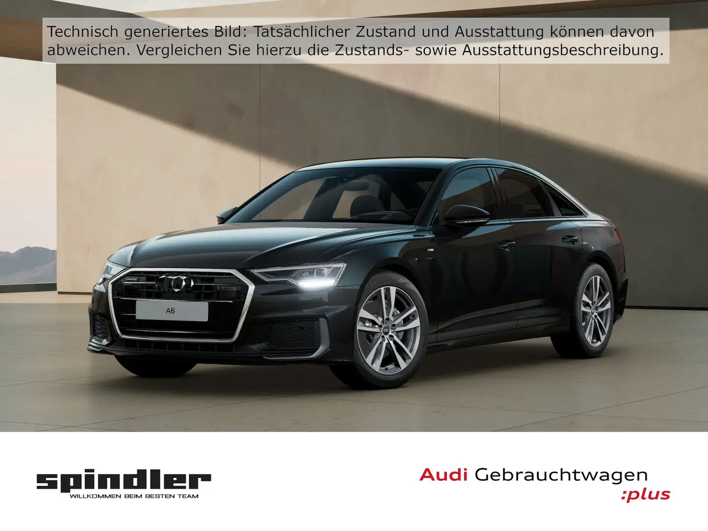 Audi A6 50 TDI quattro / Standh, Pano, AHK Schwarz - 1