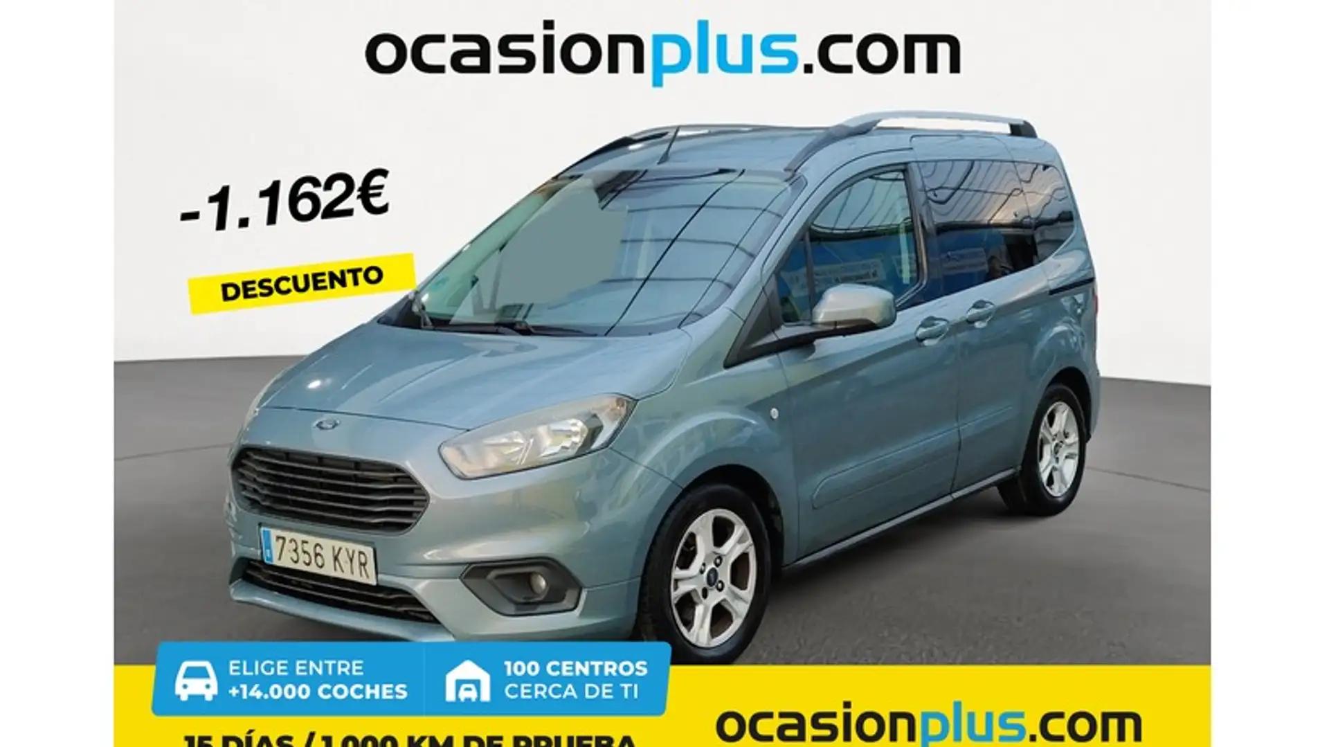 Ford Tourneo Courier 1.0 Ecoboost Trend Bleu - 1