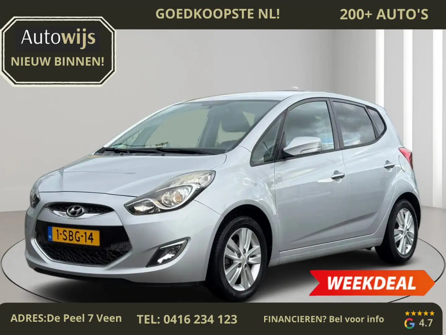 Hyundai iX20 1.4 CRDi i-Vision|Trekhaak|Clima|Xenon|Cruise Grau - 1