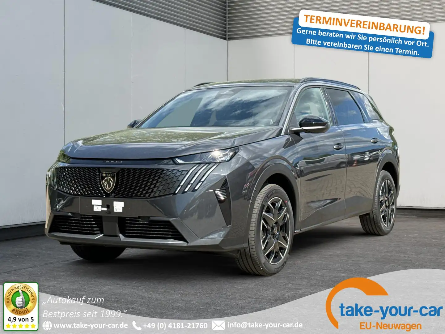 Peugeot 5008 Allure e-DSC6+7 SITZE+NAVI+KAMERA+LED+19" ALU+K... Grijs - 1