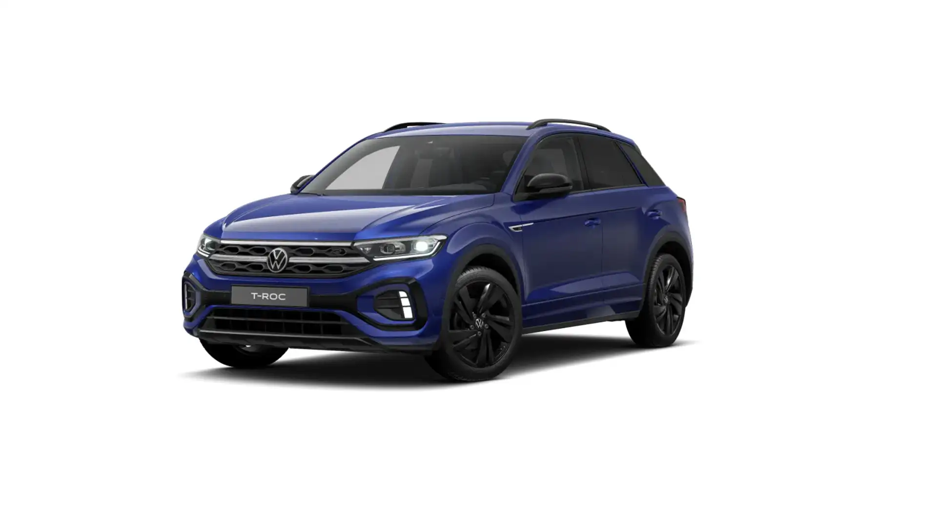 Volkswagen T-Roc 1.5 TSI R-LINE BLACK LM18 LED NAVI IQ.DRIV Blau - 2