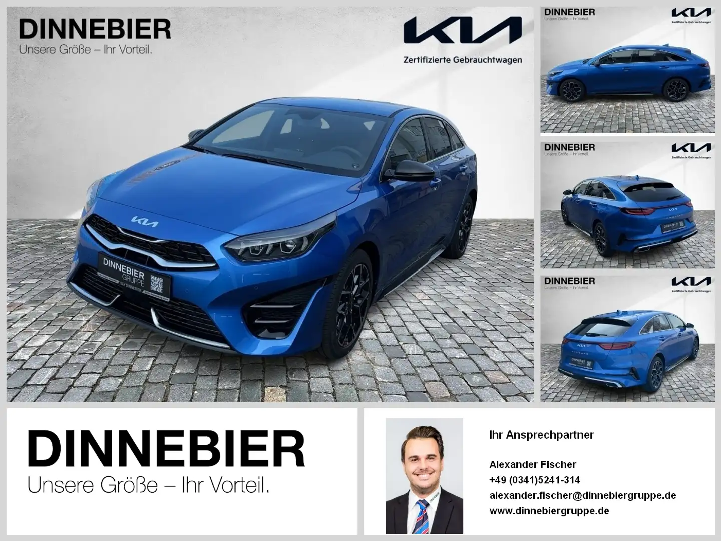 Kia ProCeed / pro_cee'd PROCEED GT-Line 1.5T LED+Navi+Kamera+SHZ Blau - 1