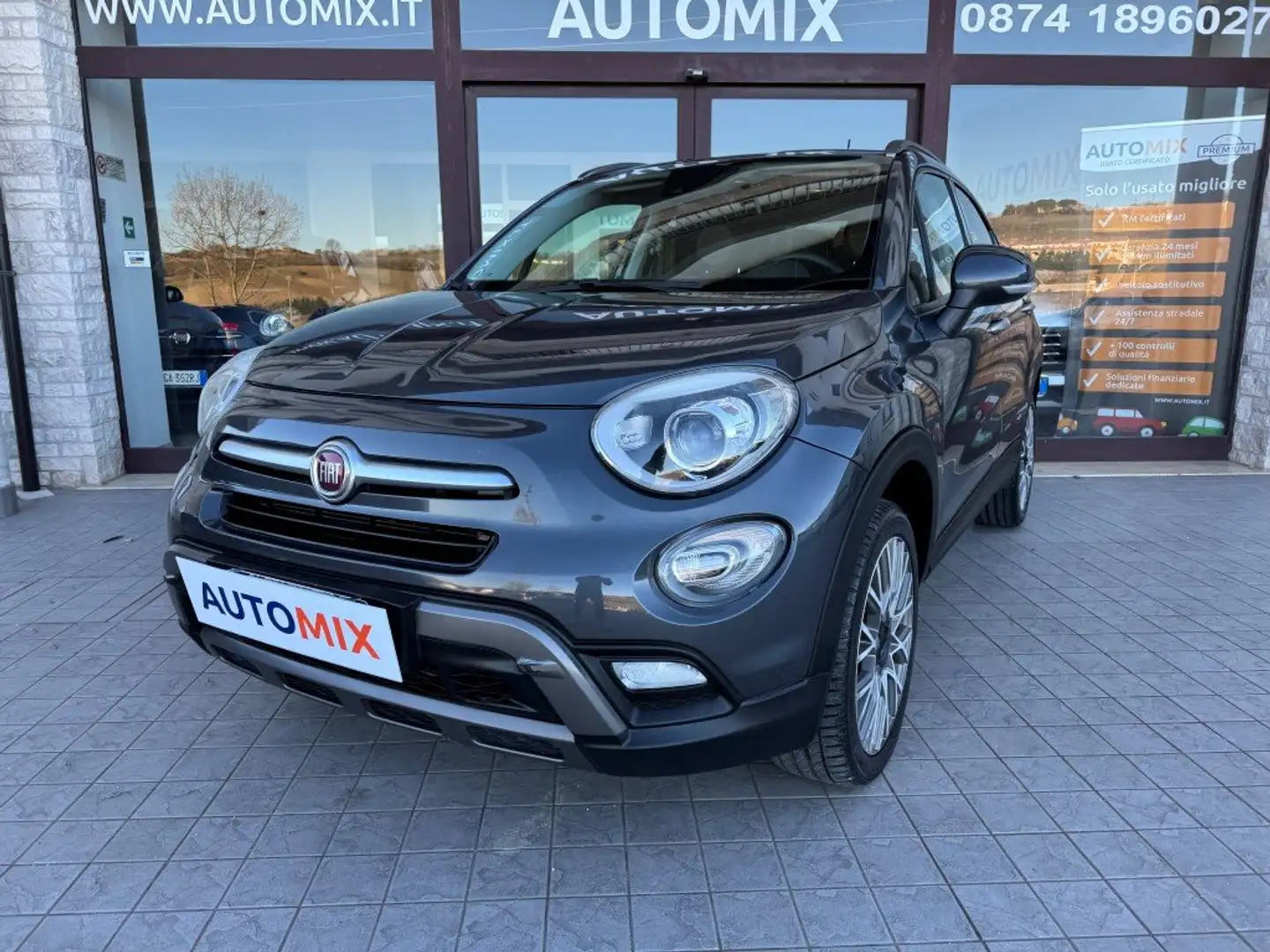 Fiat 500X 4x4 2.0 mjt Cross Plus 140cv auto Grigio - 2