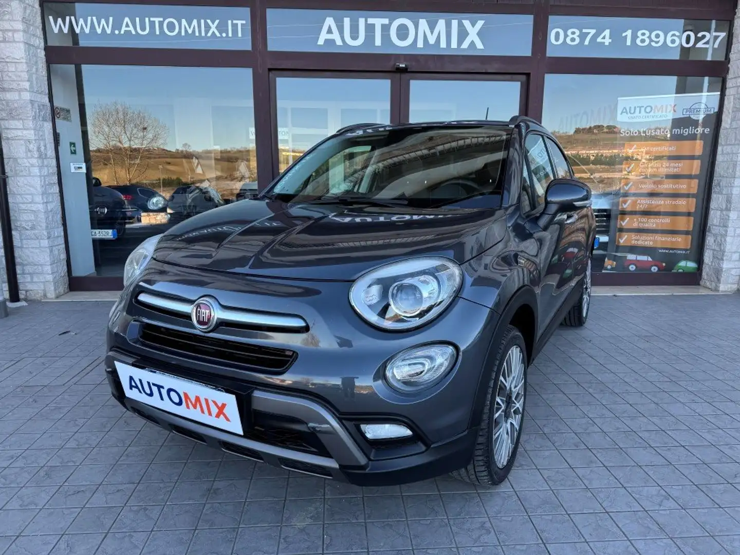 Fiat 500X 4x4 2.0 mjt Cross Plus 140cv auto Grigio - 1