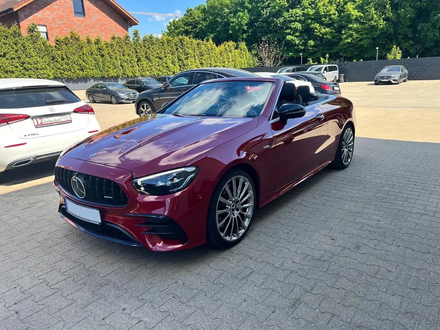 Mercedes-Benz E 53 AMG CABRIO 4Matic-NIGHT-PAKET-BURMESTER-LED Roşu - 2