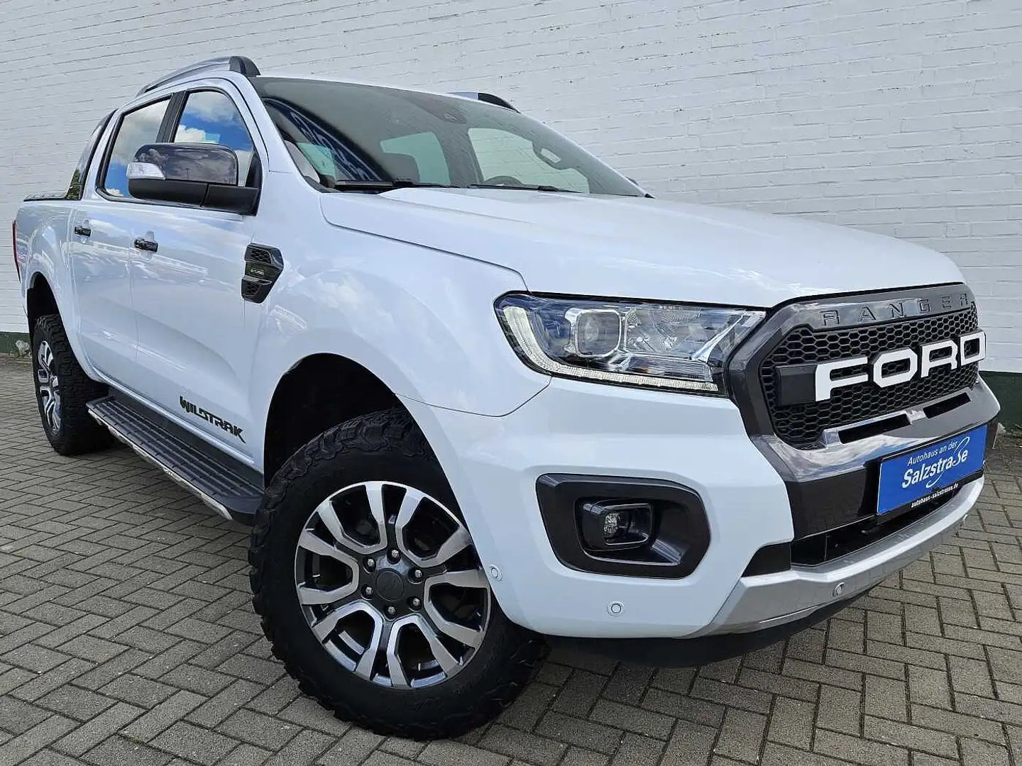 Ford Ranger Wildtrak*LED*ACC*AHK*e-Rollo*Navi* Blanc - 2
