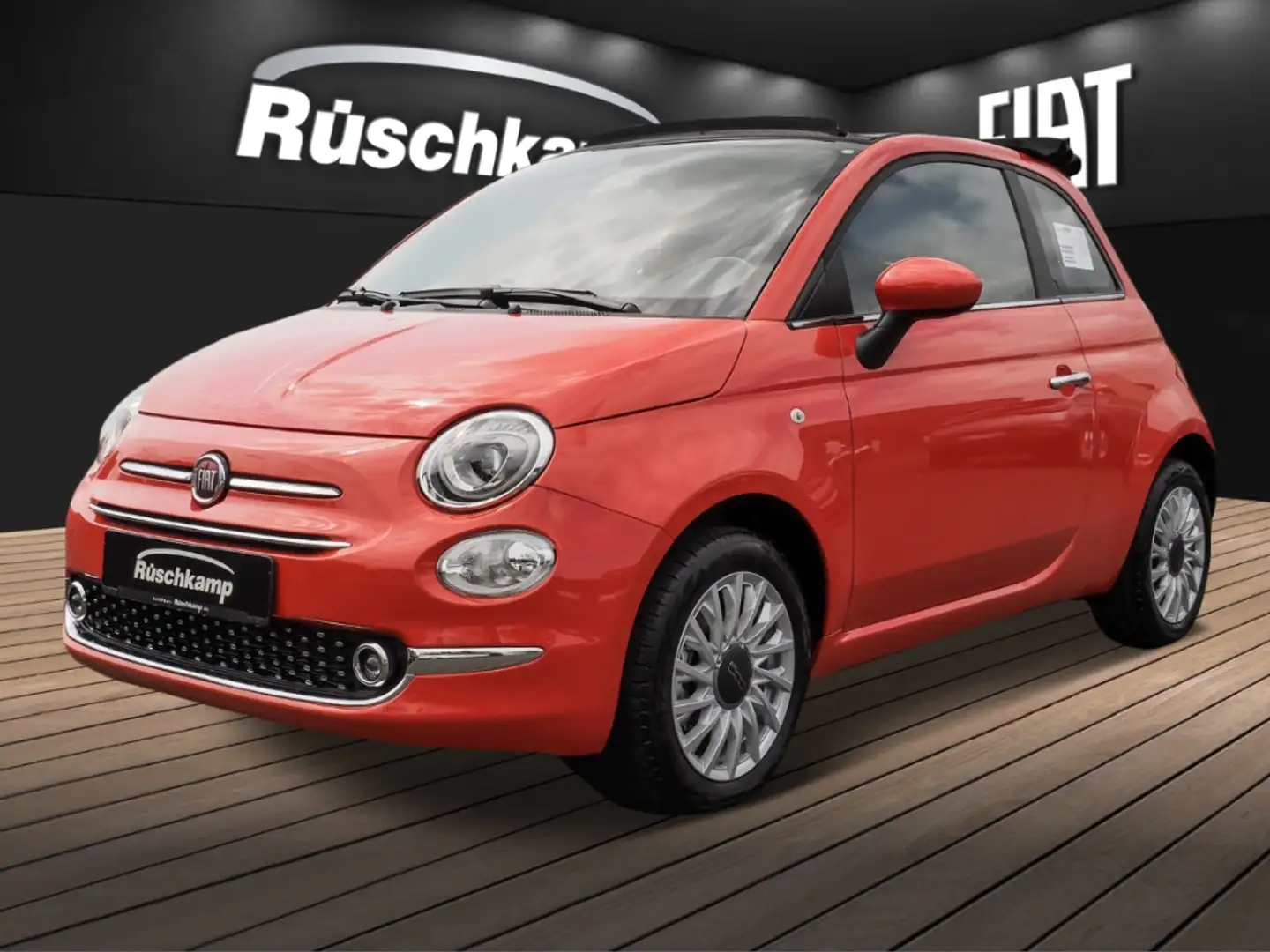 Fiat 500C Dolcevita 1.0 Klima PDC el.Verdeck Alu narančasta - 1