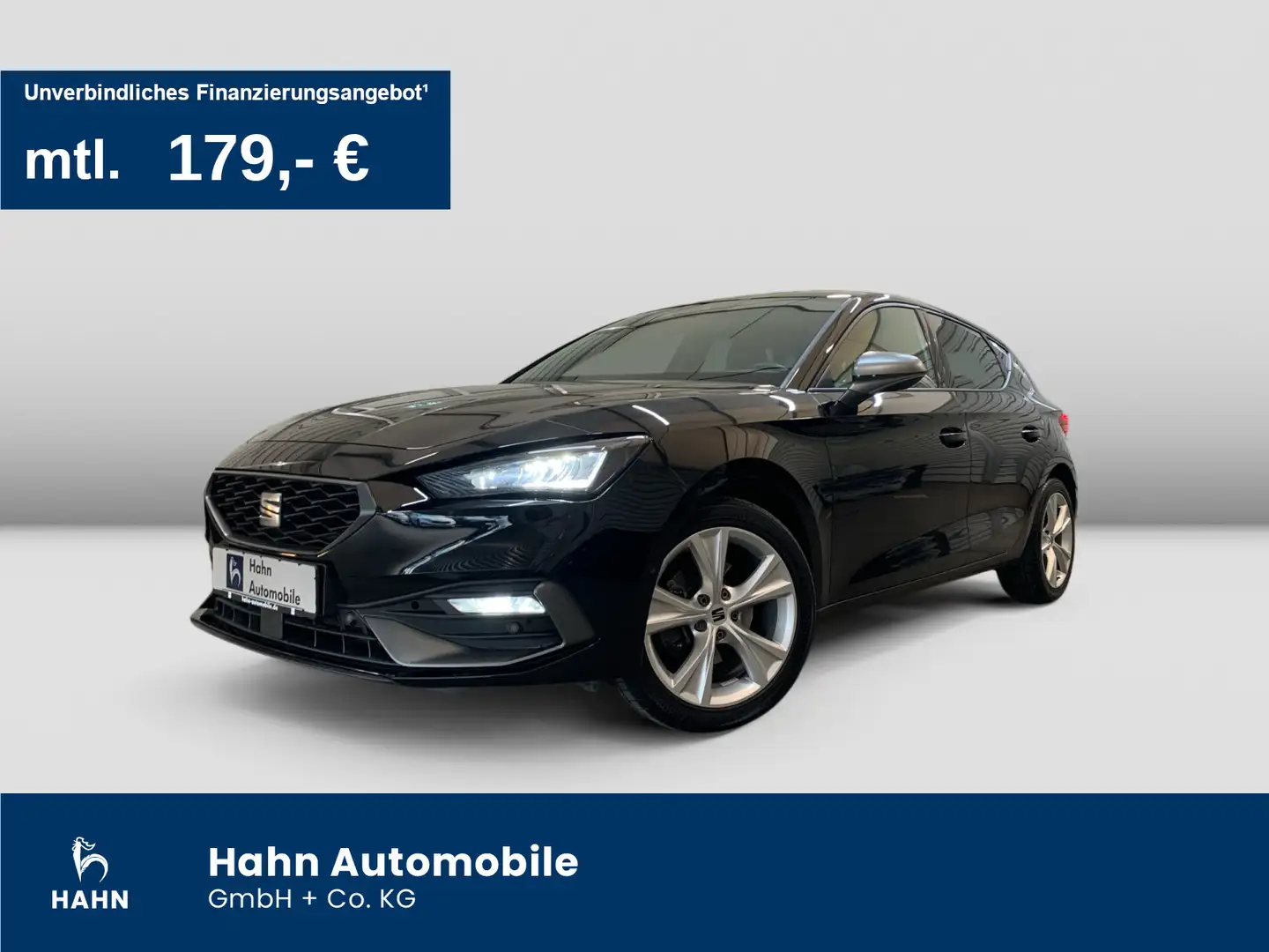 SEAT Leon 2.0 TDI FR DSG AHK Navi Kamera ACC LED PDC Zwart - 1