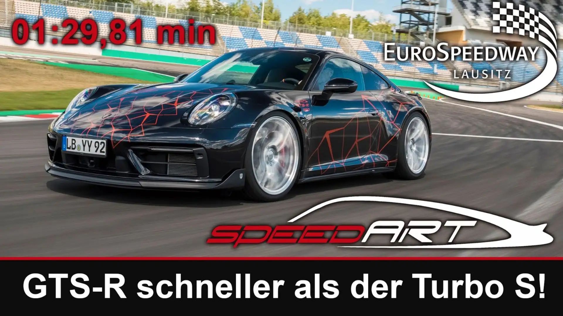 SpeedArt speedART GTS-R 580 - Basis Porsche 992 GTS Černá - 1