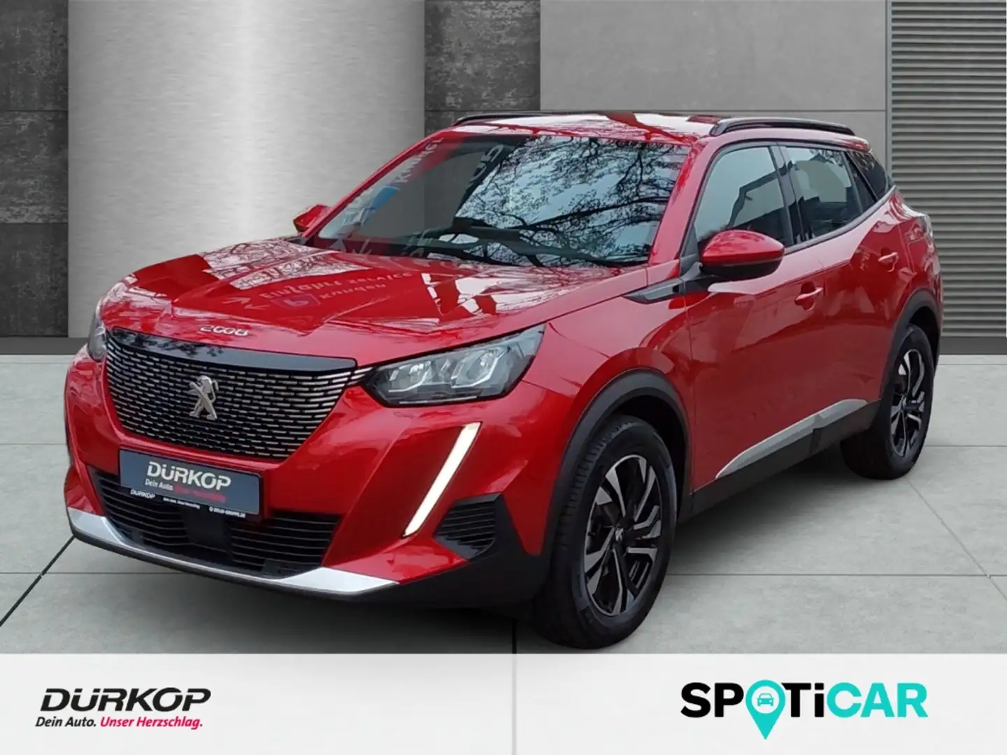 Peugeot 2008 Allure 1.2 Navi Digitales Cockpit LED Apple CarPla Rouge - 1