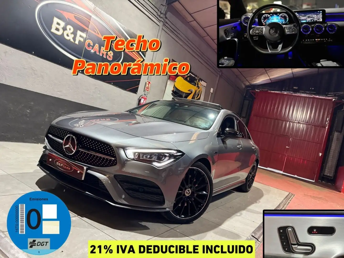 Mercedes-Benz CLA 250 250e 8G-DCT Gris - 1