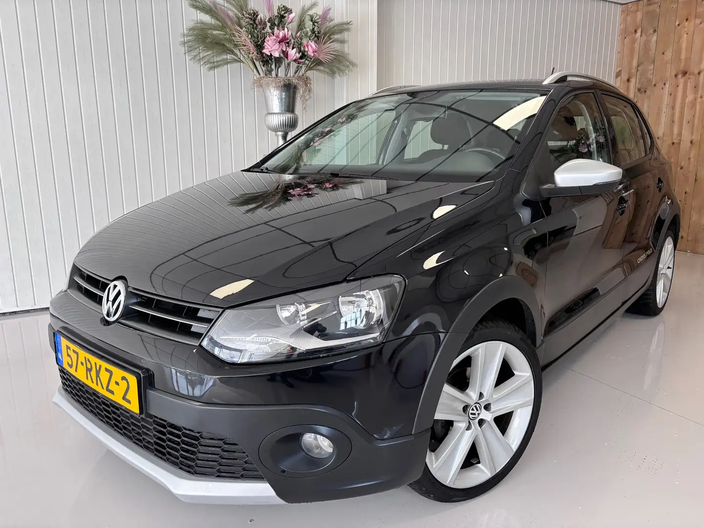 Volkswagen Polo Cross 1.2 TSI 6-BAK, CLIMA, 1E EIG, NAP, ETC..... Noir - 1