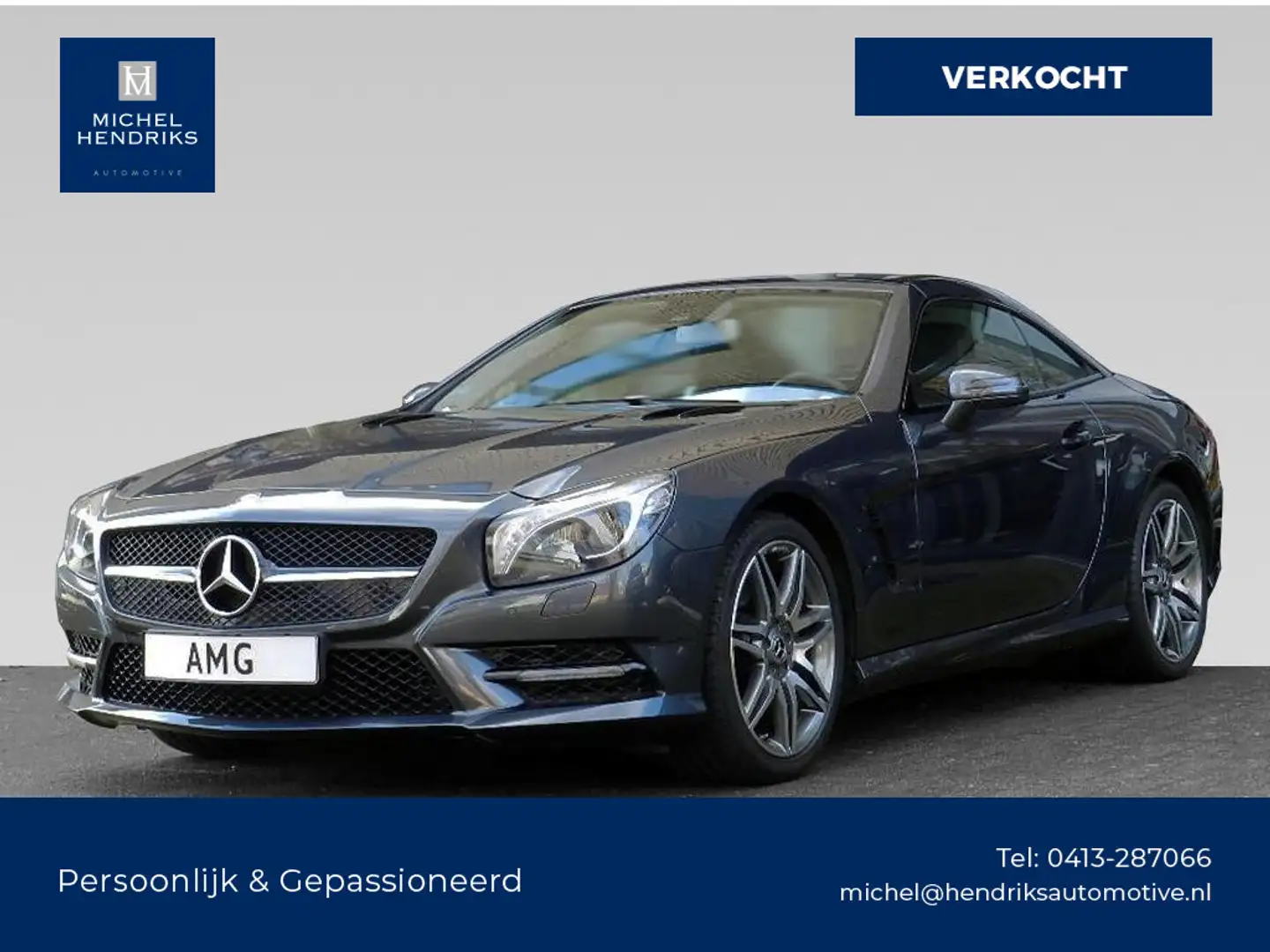 Mercedes-Benz SL 500 AMG 7G-TRONIC B&O Gris - 1
