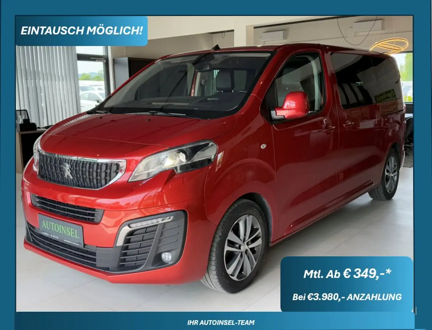 Peugeot Traveller Business VIP L2 Aut. Rojo - 1