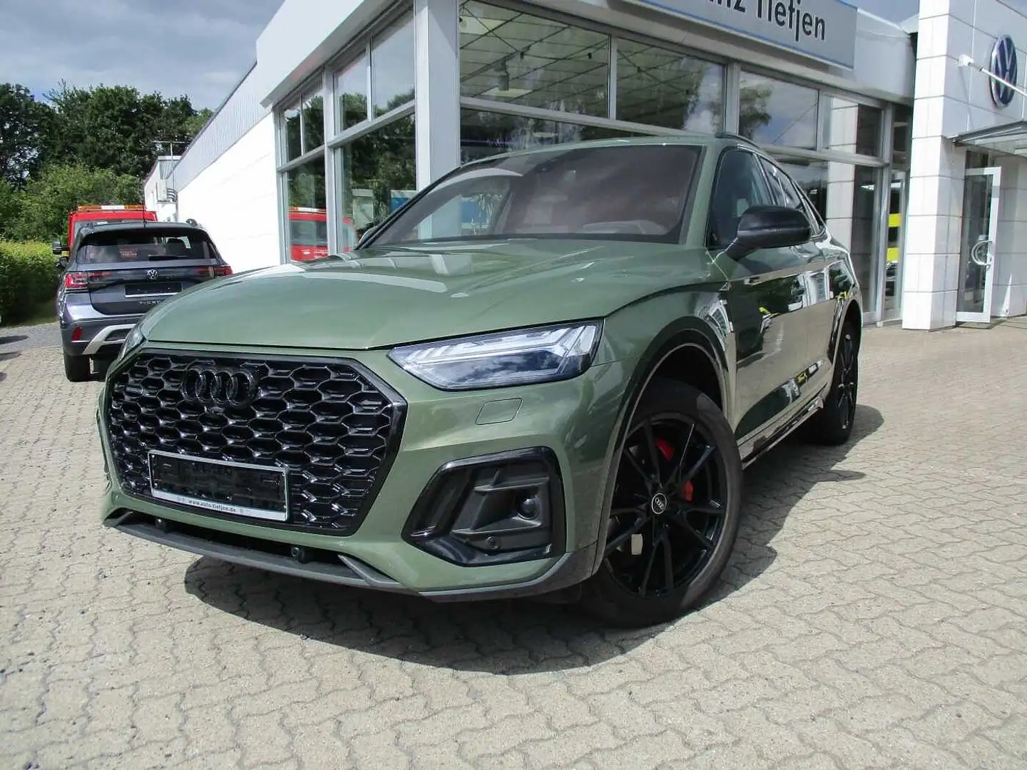 Audi Q5 Sportback 45 TFSI quattro S tronic S line Groen - 1