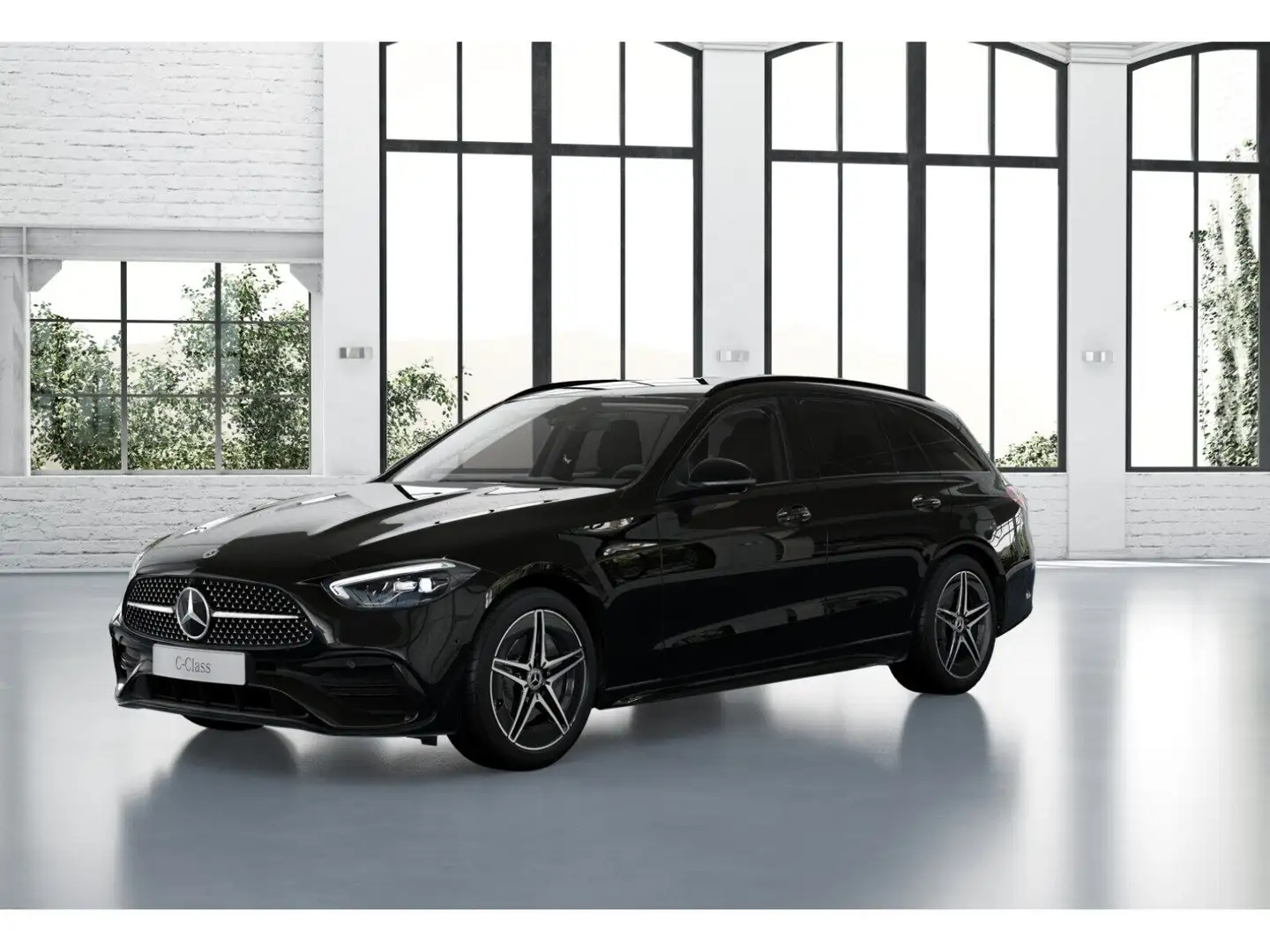 Mercedes-Benz C 300 de T AMG+Night+AHK+360°+Distronic+Ambiente Schwarz - 2