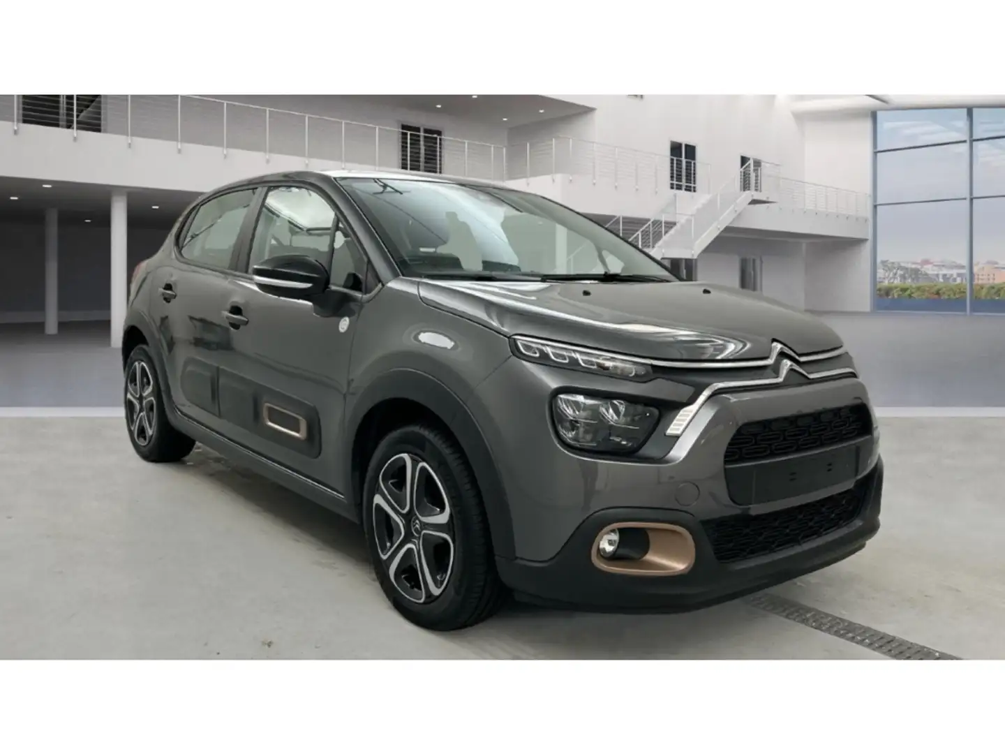 Citroen C3 1.2 PureTech 83 Navi LED Klimaautomatik Grau - 2