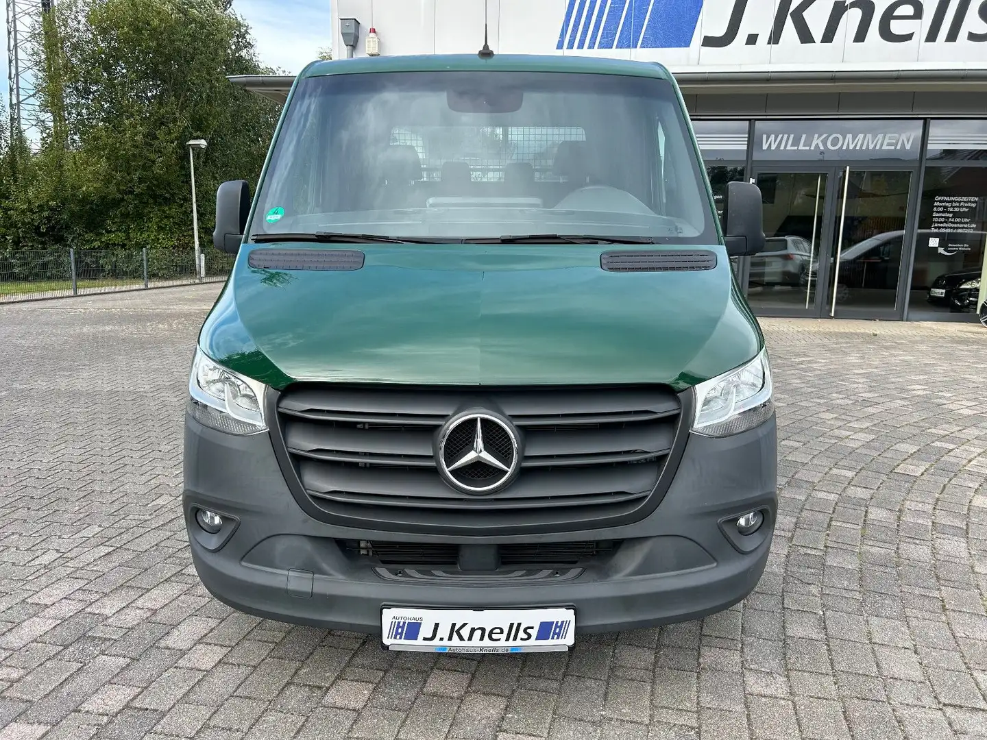 Mercedes-Benz Sprinter Pritsche DoKa 317 L3/3,5T/AHK/KLIMA Grün - 2