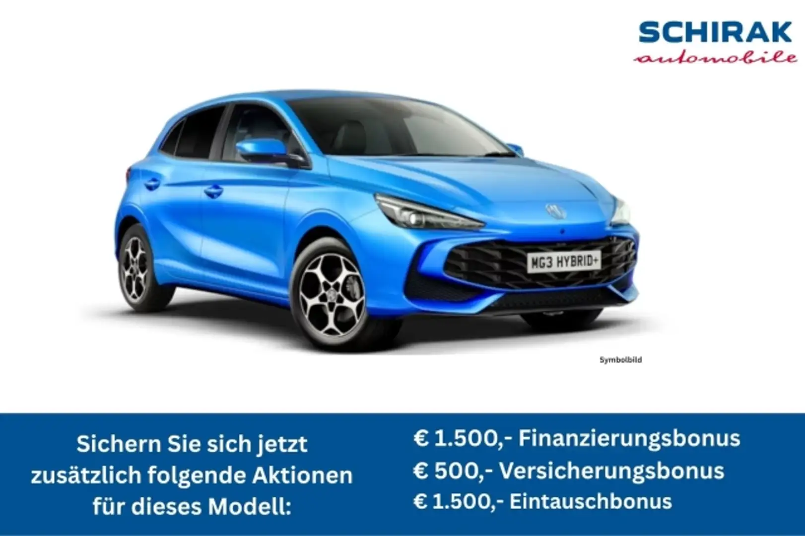 MG MG3 1,5 HEV Luxury M Blau - 1